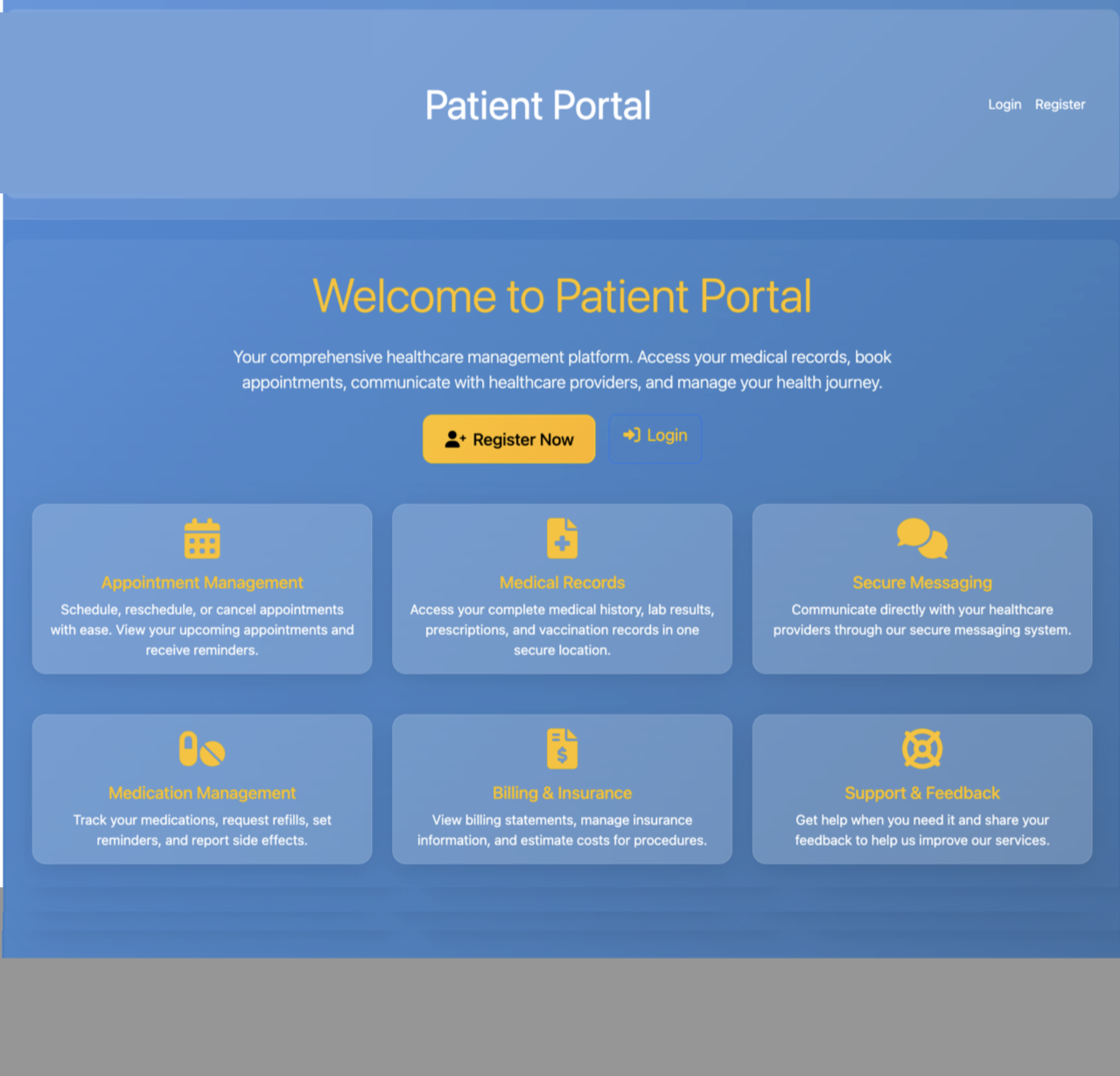 Codice Web - Patient Portal